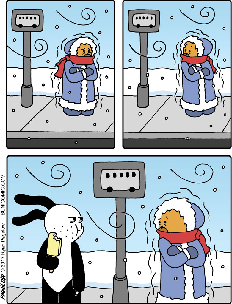 How to be a badass in the cold.