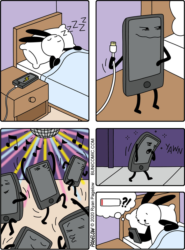 Why phones are never fully charged in the morning